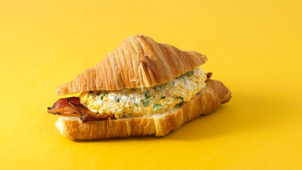 Nomad Bread & Coffee - Egg and Bacon Croissant
