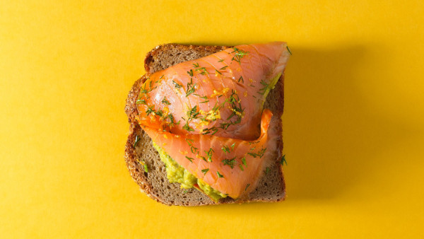 Nomad Bread & Coffee - Green Salmon Open Sandwich Nomad Bread & Coffee - Green Salmon Open Sandwich