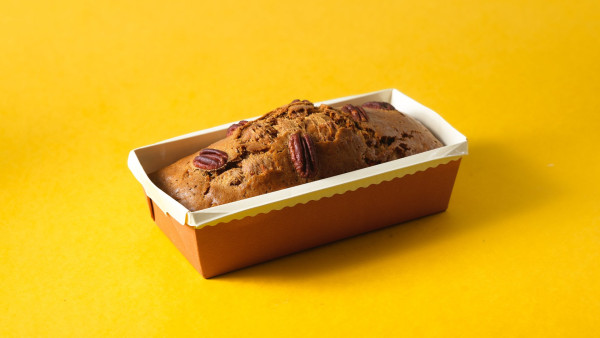 Nomad Bread & Coffee - Long Vegan Carrot Cake With Walnuts Nomad Bread & Coffee - Long Vegan Carrot Cake With Walnuts