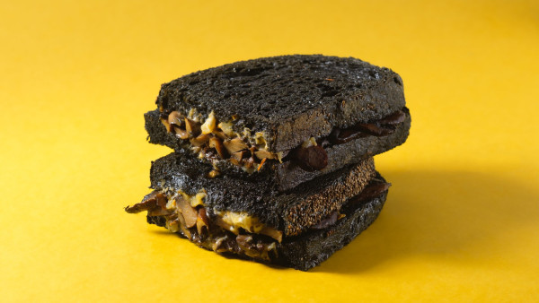 Nomad Bread & Coffee - Mushroom and Aubergine Sandwich