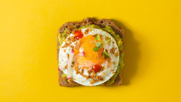 Nomad Bread & Coffee - Sauted Egg Open Sandwich