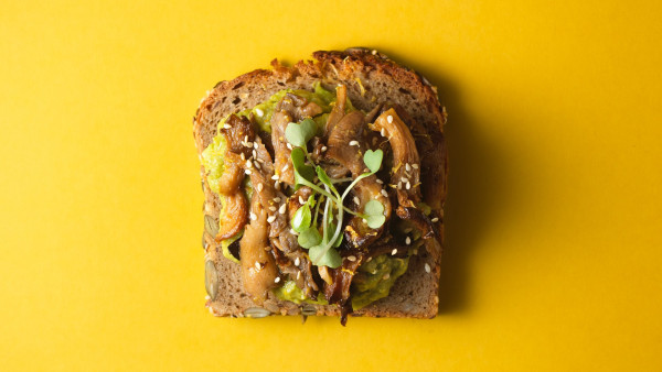 Nomad Bread & Coffee - Umami Mushroom Vegan Open Sandwich Nomad Bread & Coffee - Umami Mushroom Vegan Open Sandwich