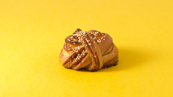 Nomad Bread & Coffee - Vegan Tahini Bun Nomad Bread & Coffee - Vegan Tahini Bun